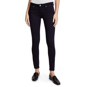 PAIGE Transcend Verdugo Ultra Skinny Jeans in Tonal Mona Wash (Dark Blue)